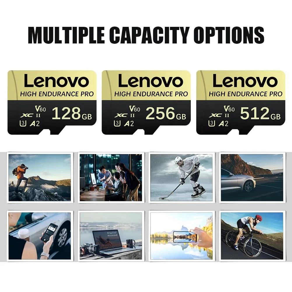 Kad Memori SD Mini Kelas 10 Berkelajuan Tinggi Lenovo 256GB Kad TF Mikro untuk Telefon Pintar - 32GB 64GB 128GB 256GB 512GB Pilihan Tersedia — image 6