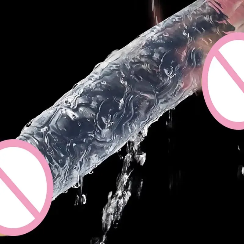 Tali Dapat Dipakai Realistis Pada Masturbasi Dildo Bening Cangkir Pengisap Kuat Mainan Seks Dewasa G-spot Cocok untuk Pasangan Wanita dan Pria — image 2