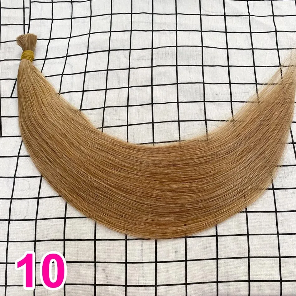 No Weft Virgin Bulk Human Hair Human Hair For Braiding 100% Unprocessed Human Hair Bulk Extensions Brazilian Natural Boho Braids — image 13