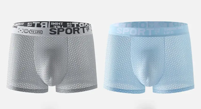 4pcs Summer Mesh Men Boxer Underwear Quick Dry Panties Man Boxer-briefs Breathable XL XXL 3XL 4XL Male Shorts Mens Undershorts — image 8