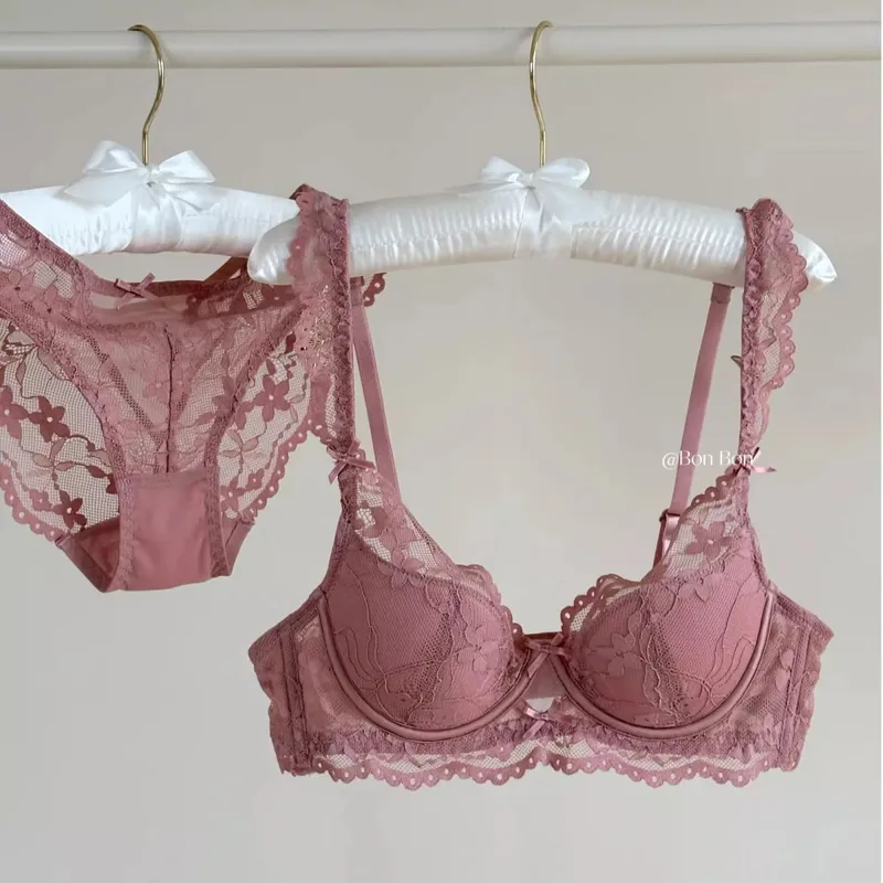 Sexy Spitzen-Push-up-BH für einen größeren Look, Minimizer, schlankmachender Bügel, Unterstützung, seitliches Fett, kein Durchhängen, Stahlring, Übergröße — image 11