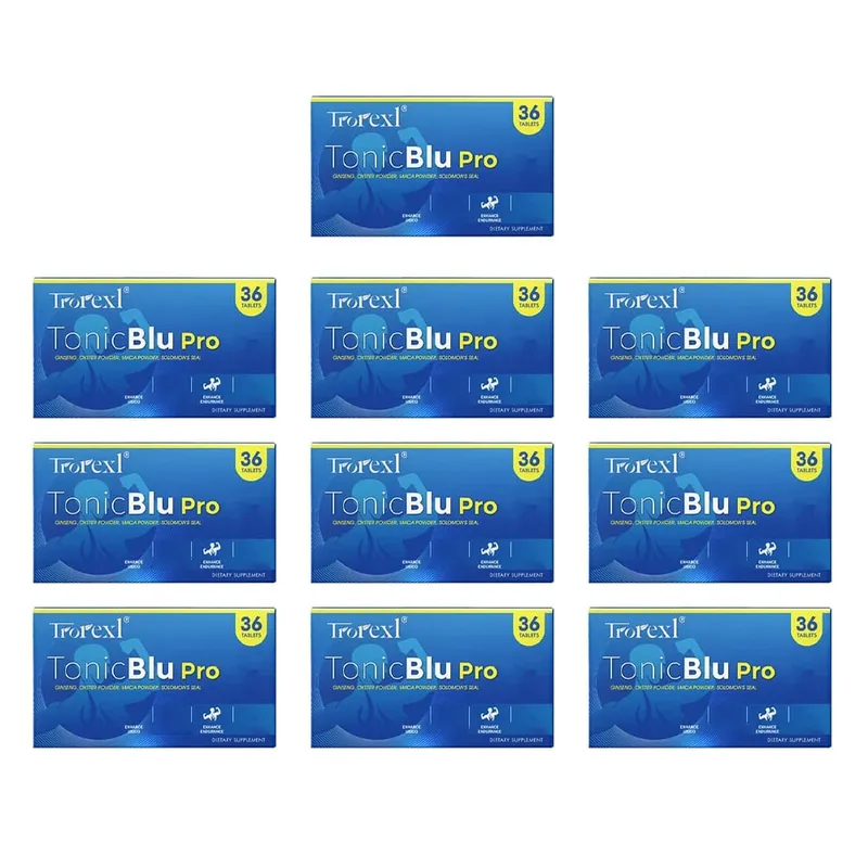 Trorexl-Tonic Blue Pills 36 Tablets - Advanced Male Performance Rock-Hard Stamina Flow Booste| Εργαστήριο Πιστοποιημένο Δοκιμασμένο — image 8