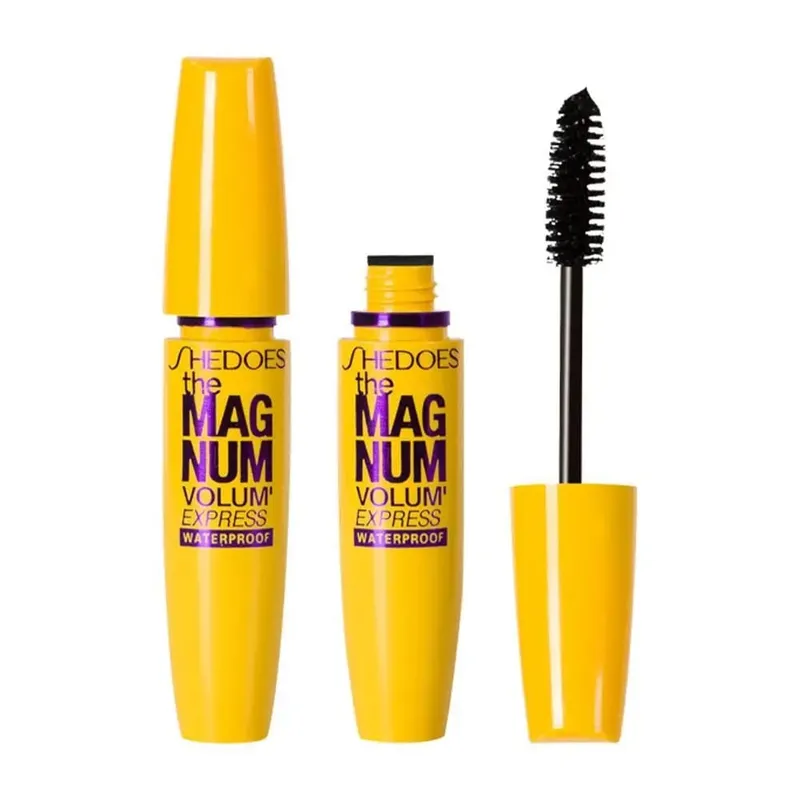 Mascara à boucles et allongeant imperméable, naturel, longue durée, sans bavures, brillant à cils banane jaune, 10ML — image 5