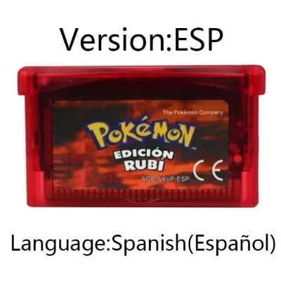 GBA 비디오 게임 카트리지 콘솔 카드 포켓몬 에메랄드 루비 FireRed LeafGreen 사파이어 GBA/NDS용 다국어 — image 34