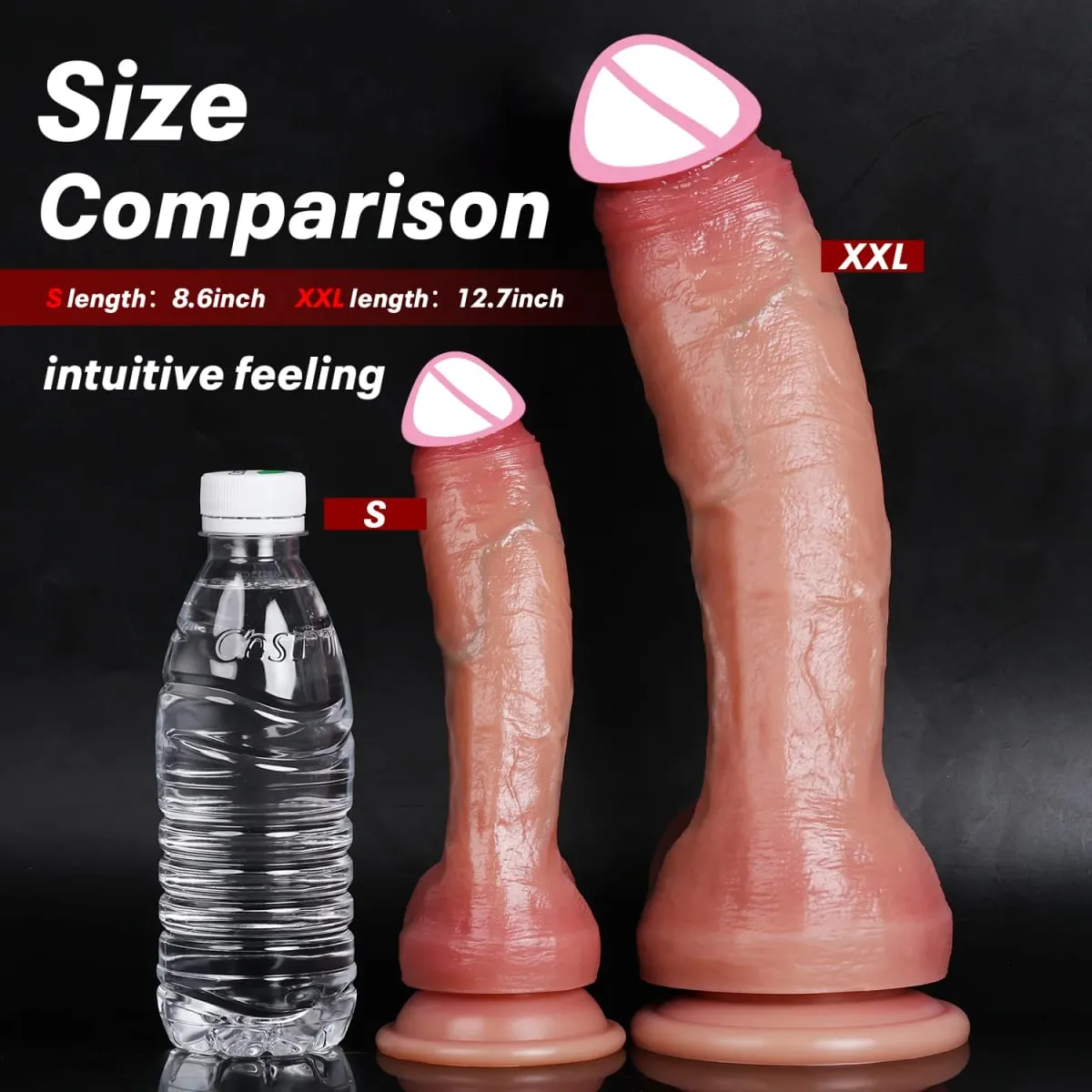 Vibrador realista pênis macio duplo silicone vibradores vaginal e anal masturbador pau grande para mulher masturbação adulto brinquedo sexual 18 + — image 3