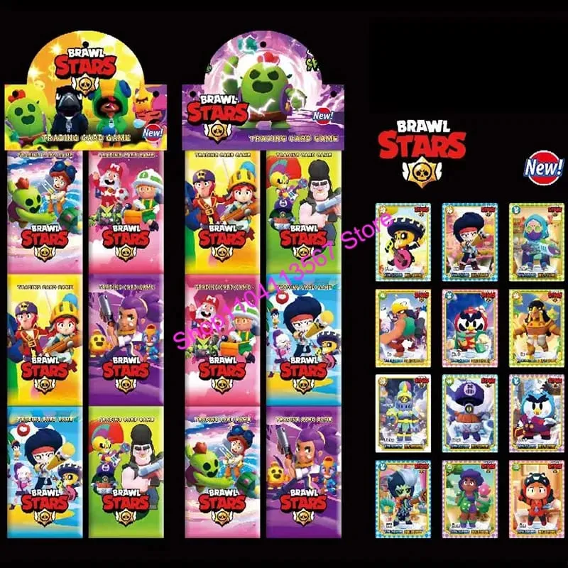 Brawl Stars Random Collect Card Anime Figures Collection Cards Battle Carte Game Entertainment Rare Trading Cards Kid Gift — image 3