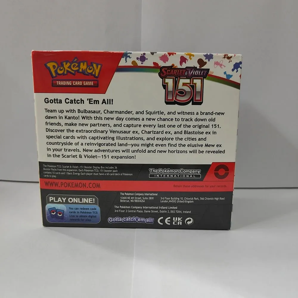 30/360 PCS Pokemon การ์ด Prismatic 151 Evolutions ภาษาอังกฤษ Booster Battle Pokémon การ์ดเกม Carte Trading Collection การ์ด — image 4