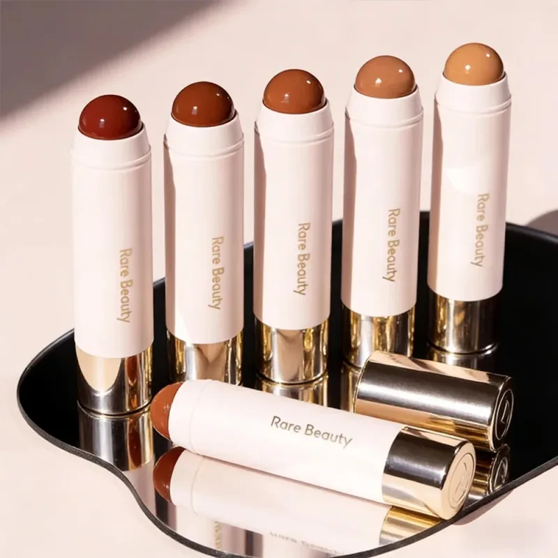 Rare Beauty Contour Stick Shading Waterproof Highlight Sculpts Wajah Mentakrifkan Garis-V dan Hidung Mencerahkan Pipi dengan Kemasan Licin — image 3