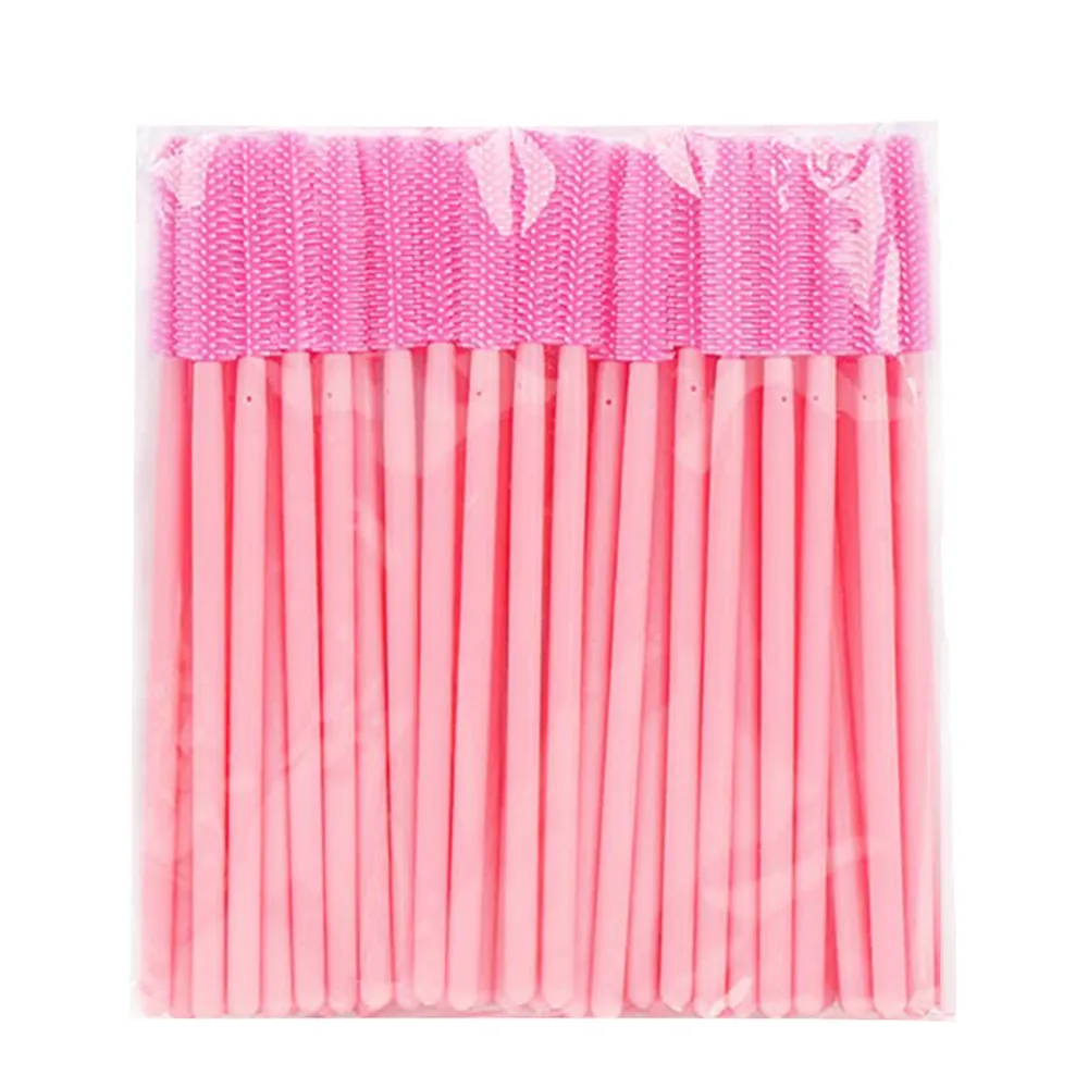 50/100 stücke Wimpern Pinsel Silikon Wimpern Pinsel Mascara Wands Applikatoren Für Frau Lash Augenbrauen Kosmetik Make-Up-Tool — image 1