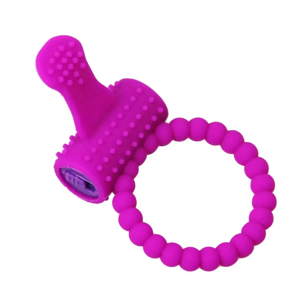 Anello vibrante per pene super elastico Orecchie di coniglio Stimolatore Ritardo Erezione Anello per pene Coppia reciproca Giocattolo del sesso Silicone impermeabile — image 3
