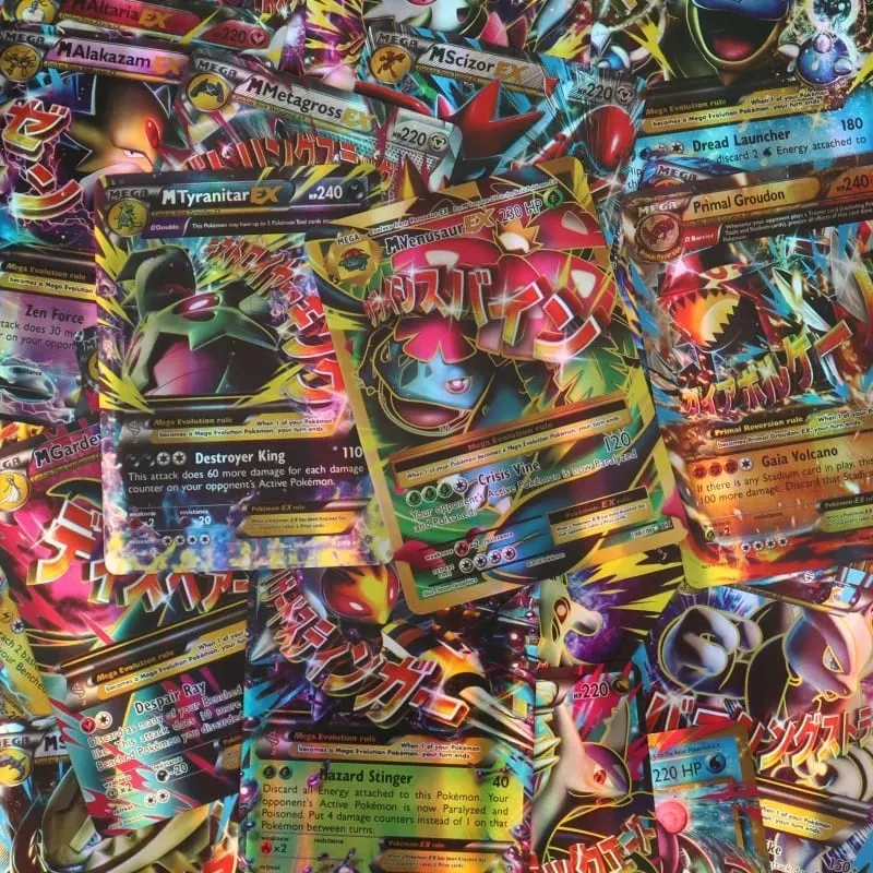 60/100Pcs Pokemon Shiningการ์ดภาษาอังกฤษรุ่นMEGA GX Vmaxแท็กEX Proxyคอลเลกชันการ์ดของเล่นเด็กของขวัญ — image 6