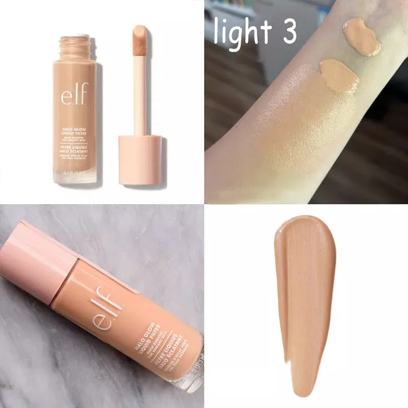 Elf Halo Glow Series Liquid Blusher Liquid Highlighter Contour for Three-dimensional Shadow Contour Modification Setting Spray — image 35