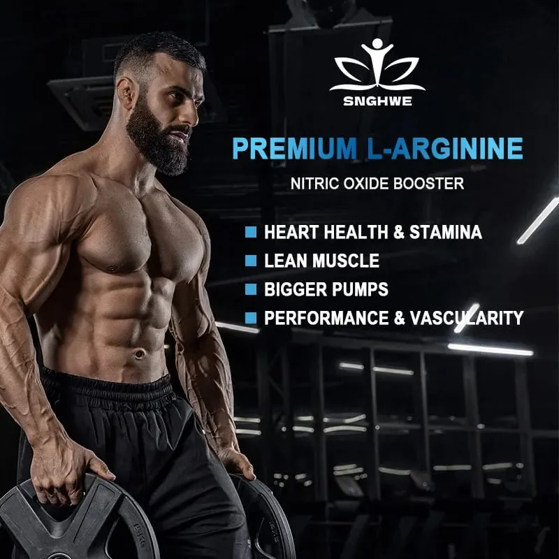 Super Arginina - Integratore pre-esercizio da 2000 mg - Promuove la crescita muscolare e rafforza l'energia e la resistenza muscolare — image 4