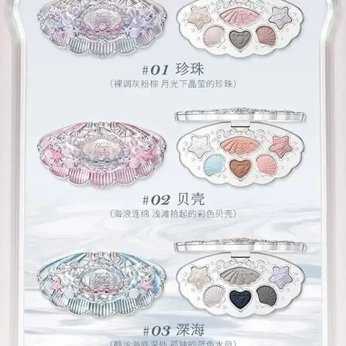 Flower Know Shells Jewel Collection Coffret de maquillage cadeau fard à paupières fard à joues rouge à lèvres Kit visage — image 6
