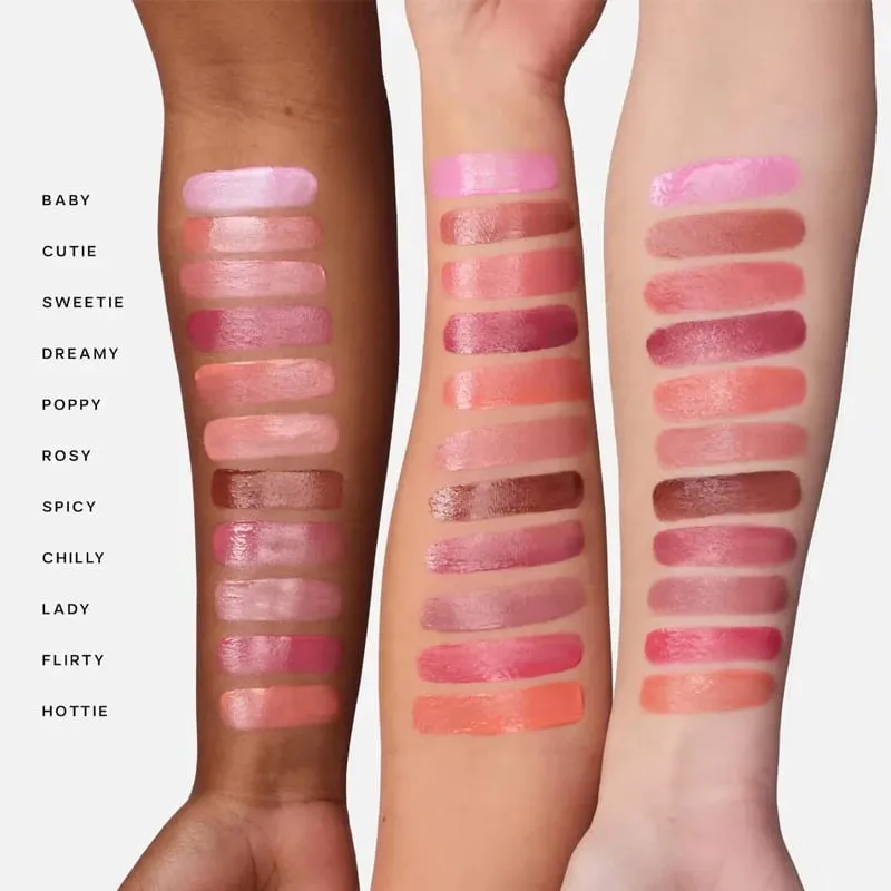 Saie Hydrating Blendable Dewy Liquid Blush CHILLY Opbyggelig lysende multibrug kind Lip Tint Blush til alle følsomme hudtoner — image 4