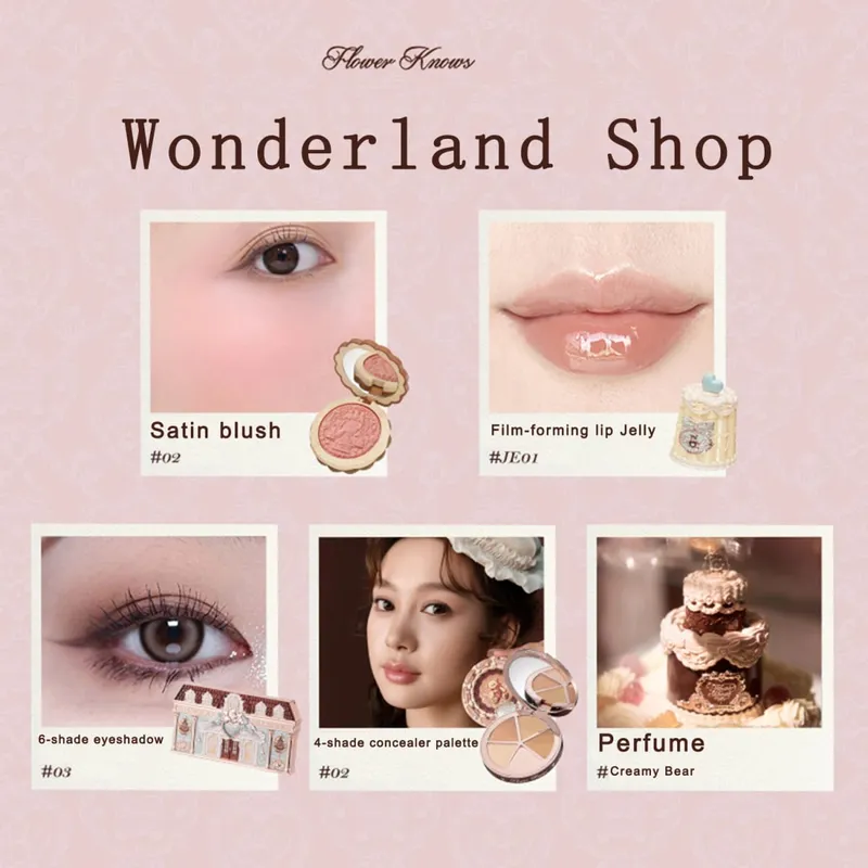 Neu eingetroffen: Flower Knows The Sweetie Bear Collection Mini Setting Powder Cookie Perfume und Dual Ended Brow Gel und Pencil — image 15
