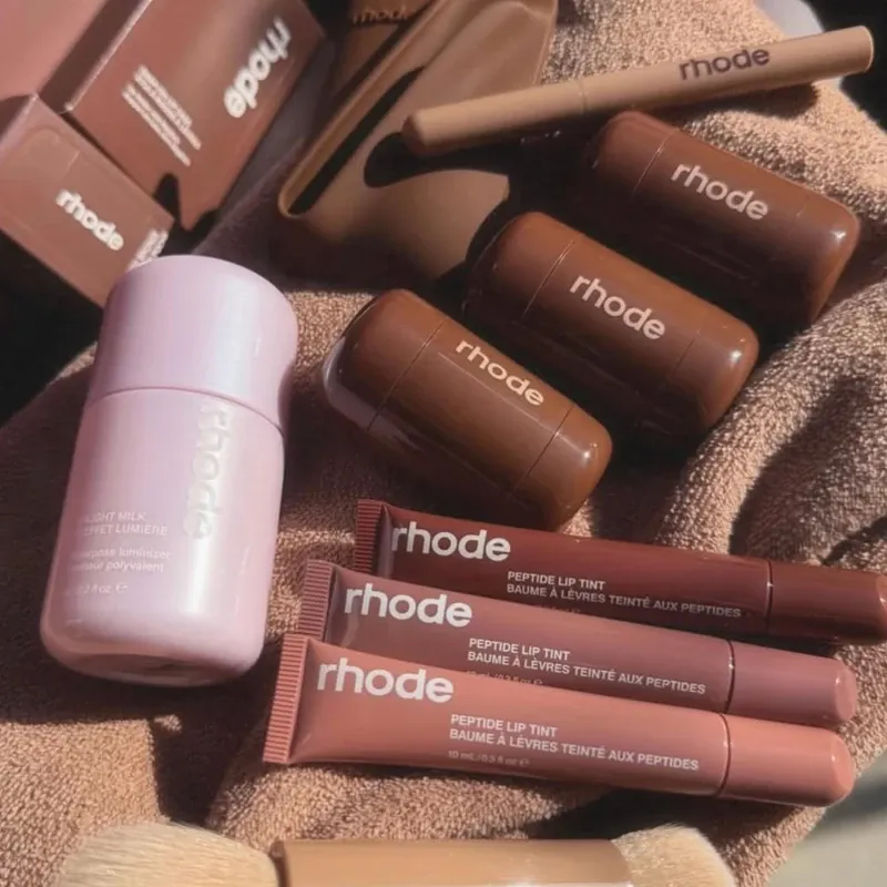 INS Pocket Powder Blusher Stick Lip Cheek Hydrating Stick Natural Rouge Powder Blusher Cream Gincu Pipi Cawan Teh Warna Gula-gula — image 3