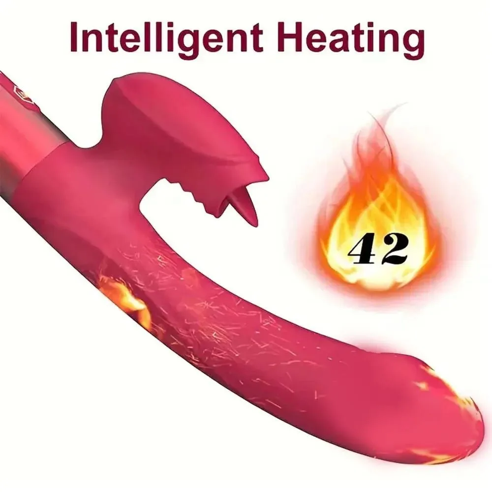 Powerful Vibrator for Women with Tongue Licking Clitoris Stimulator Female Masturbation G Spot Dildo Adults Goods Sex Toys 18+ — image 4