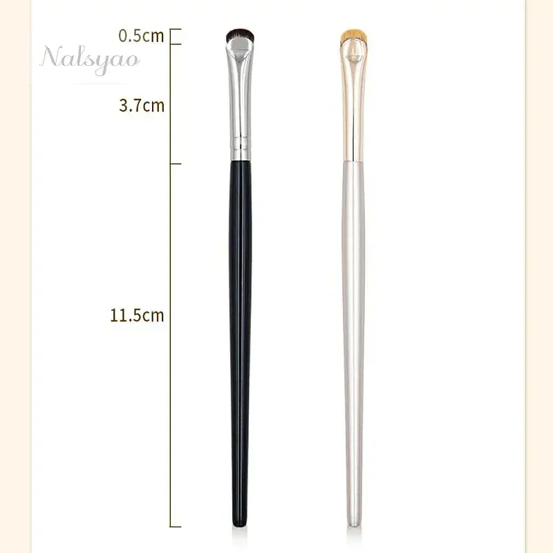 Pinceaux de maquillage pour Eyeliner incurvés, de précision, doux, pour fard à paupières, pointus et fins, petits outils pour les taches sur les yeux, cosmétiques, 2/1 pièces