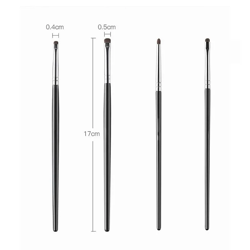 Perincian Berus Solek Pembayang Mata Kecil Berus Kening Berus Celak Halus Rata Serlahkan Smudge Silkworm Shadow Brush Alat Solek