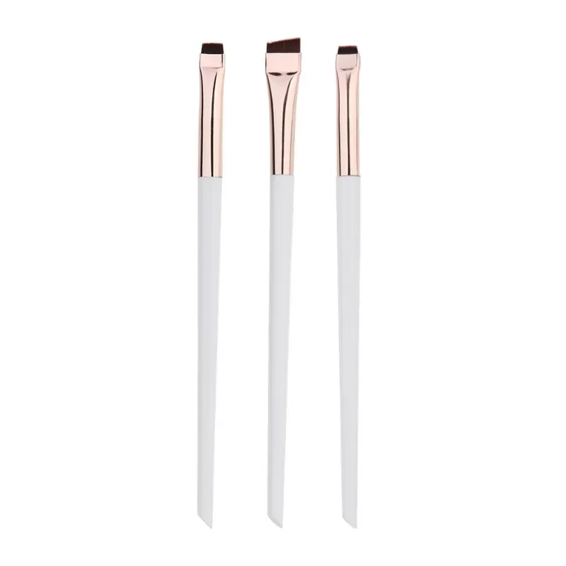 3/6/9/12Pcs Angled Eyeliner Brush Micro-Fine Tip for Brows & Cut Crease Vegan Professional Makeup Brushes — image 6