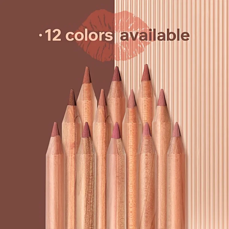 Matte Lip Liner Pencil Nude Long-Lasting Waterproof Smudge-Proof Precise Outline Smooth Creamy Formula — image 6