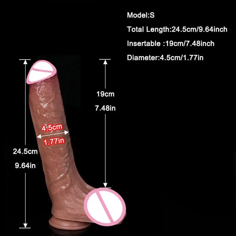 Realistische 4 Maten Zachte Grote Dildo Dubbele Siliconen Zuignap Penis Koppels Masturbatie Zachte Pik Vrouw Man Anale Adult Sex speelgoed — image 10