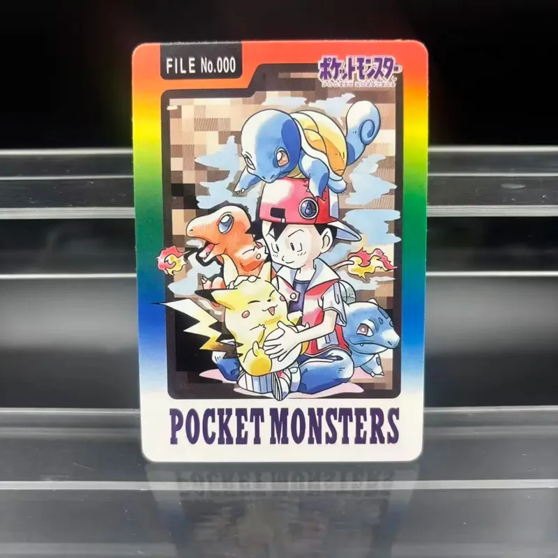 153pcs 1997 POKET Raksasa Blastoise DIY Buatan Sendiri Kad Klasik Permainan Klasik Kad Anime Mainan Hadiah — image 6