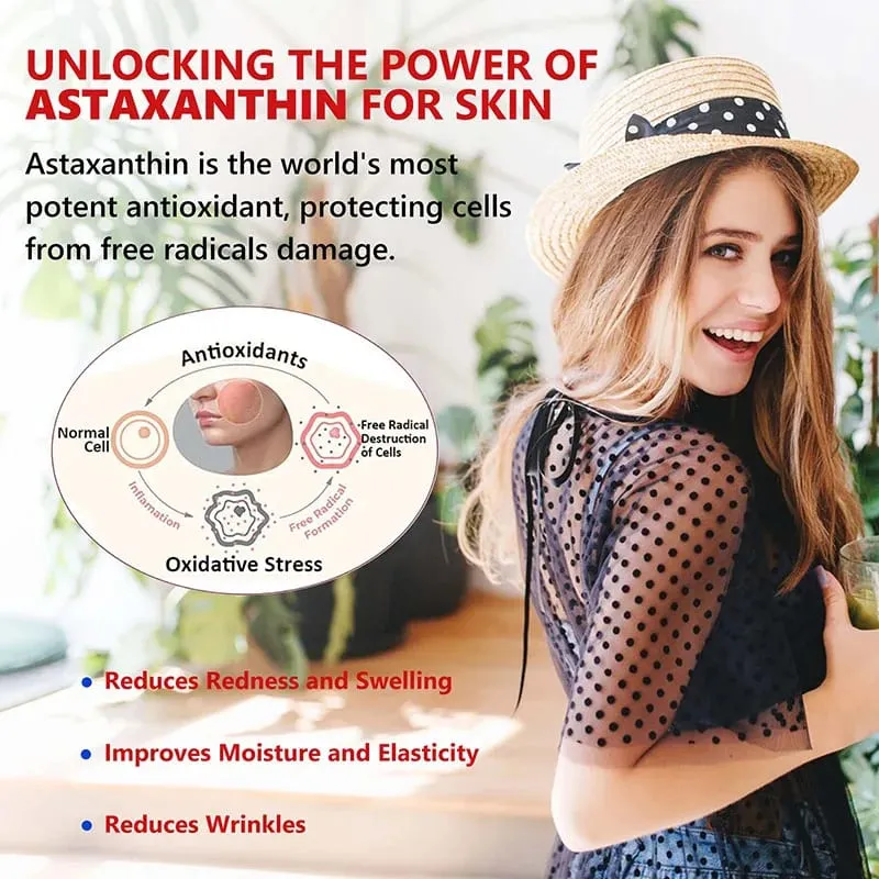 Astaxantina 24 mg - Promuove la salute cardiovascolare e accelera il metabolismo favorendo la salute delle articolazioni oculari e della pelle — image 3