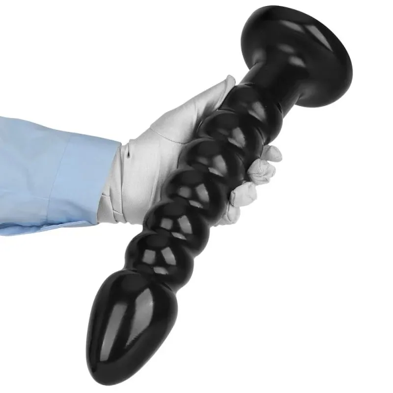 거대한 항문 플러그 딜도는 항문 질을 자극합니다 ButtPlug 큰 음경 전립선 마사지 빨판 섹스 토이 Masturbator 18과 항문 확장기