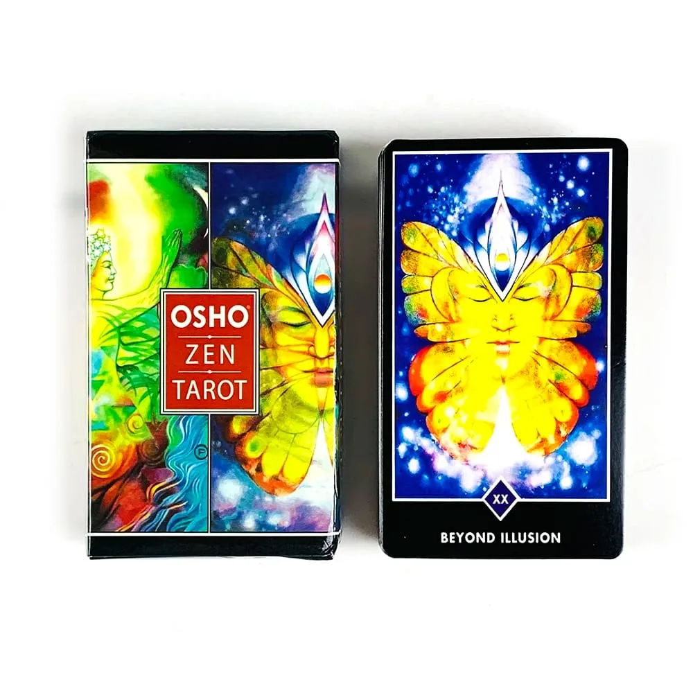 Nuove carte dei Tarocchi Osho Zen Versione inglese Oracle Deck Gioco da tavolo per feste Ideale per la meditazione di viaggio e le pratiche spirituali — image 1