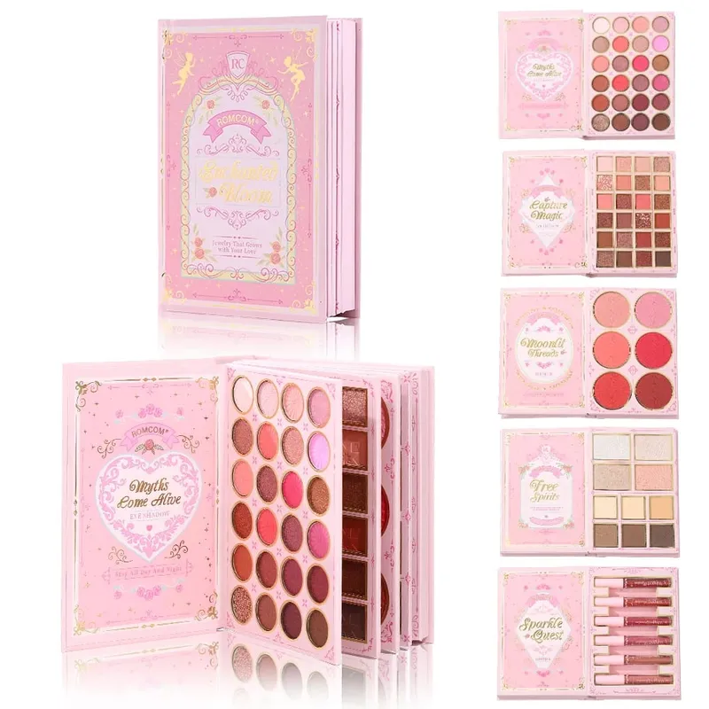 5 ชั้น All In One Makeup Book Palette 48 อายแชโดว์ + 6 Blush + Contour Highlight Brow Pomade + 6 ลิปสติก Full Face แต่งหน้าชุด