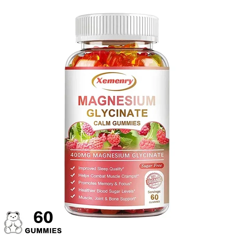 Magnesium Glycinate Gummies Calm Relieves Stress Support Sleep Support Memory Concentration & Muscle Spasms — image 8
