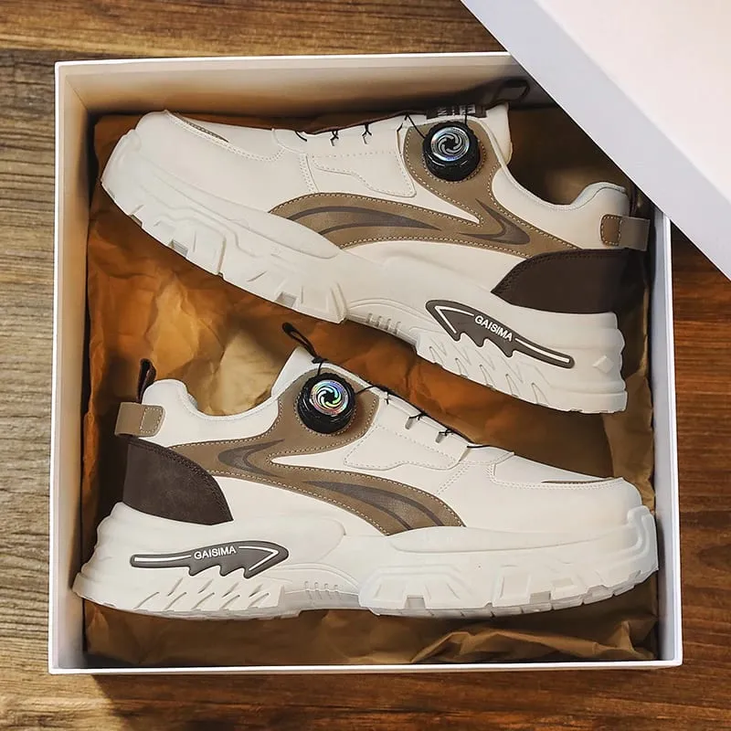 Herbst Neue Herren Vielseitige High-Top Trendige Laufschuhe Mit Dicken Sohlen Lässige Mode Turnschuhe Geeignet für Outdoor-Sportarten — image 3