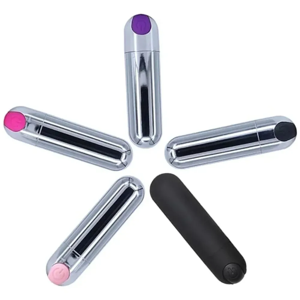 Mini Bullet ผู้หญิง Vibrator Vibrating G-Spot ช่องคลอดกระตุ้น Strong Shock Dildo Clitoris นวดเพศของเล่นสำหรับผู้หญิง — image 1