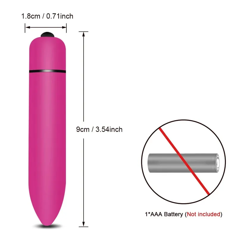 Mini Size Bullet Vibrator Butt Plug til mænd Kvinder Anal Plug Begynder Batteridrevet Prostata Massager til Gay Voksen Sexlegetøj — image 9