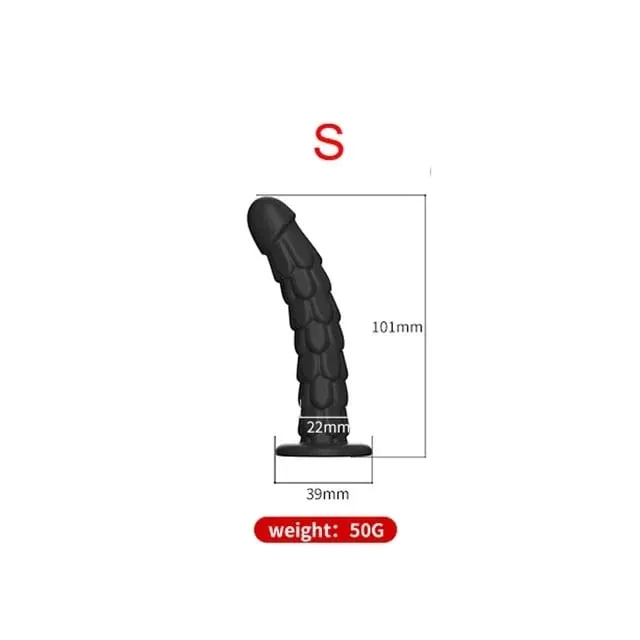Gode Anal de pénis en Silicone avec ventouse échelle de Dragon cul cul Anus godemichet Anal plug Anal godemichet Anal jouets sexuels de la Prostate pour femme