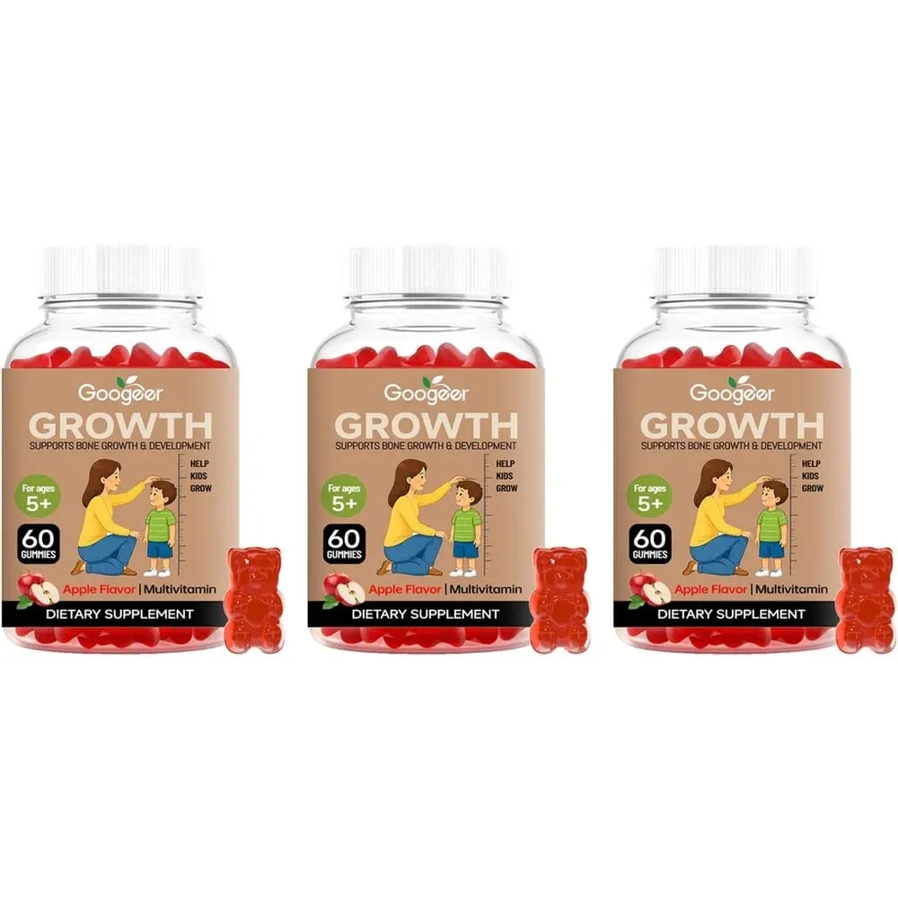 Pertumbuhan Ketinggian Kanak-kanak Menyokong Gummies dengan Nutrisi Pertumbuhan Penting dan Multivitamin Menyokong Ketinggian & Perkembangan Tulang yang Sihat — image 9