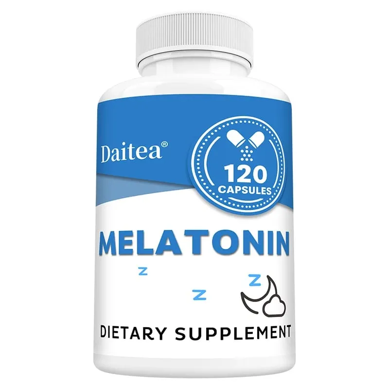 Kapsul Suplemen Melatonin 5 Mg - Sokongan Tidur Semulajadi Relaksasi dan Ketenangan Menggalakkan Kualiti Tidur — image 8