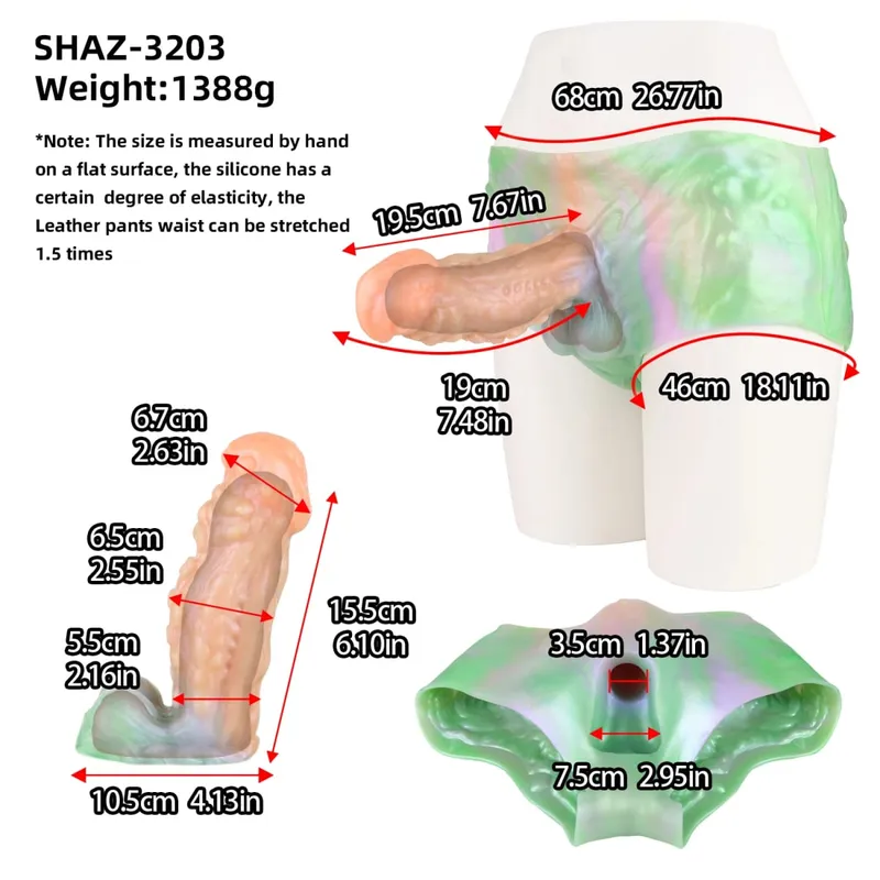Strap On Cavallo lungo Guaina per dildo Imbracatura in silicone Mutandine per dildo Manicotto per pene indossabile Giocattolo adulto del sesso per uomini Preservativo riutilizzabile — image 16