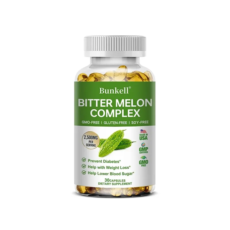 Bio-Bittermelonen-Extrakt-Kapseln – unterstützen das Gewichtsmanagement und den Blutzuckerhaushalt, entgiften die Haut und verschönern sie — image 8