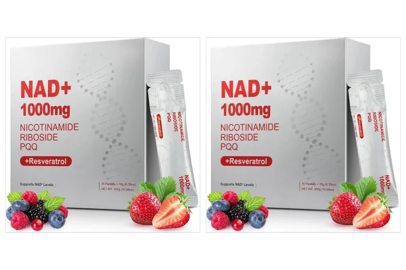NAD+ Liquid Supplement 1000mg High-Potency with Resveratrol PQQ Support Cellular Energy Focus 30 PCS — image 8