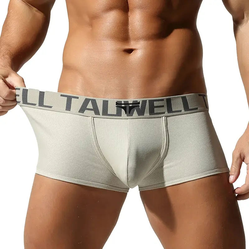 Erkek İç Giyim, Yüksek Kaliteli Boxer Şort, Düz Renk, Yüksek Elastikiyet, Slim Fit, Nefes Alabilir