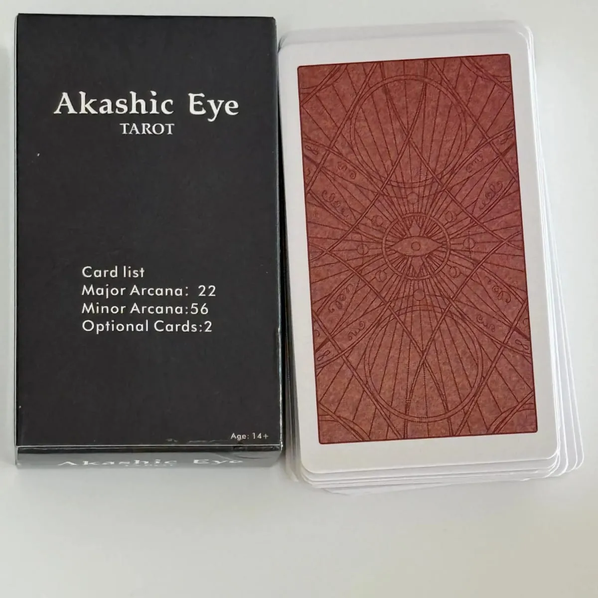 Akashic Eye 타로 카드 데크 쉬운 초보자를위한 78Pcs 운명 운세 파티 탁상 보드 게임 장난감 — image 2