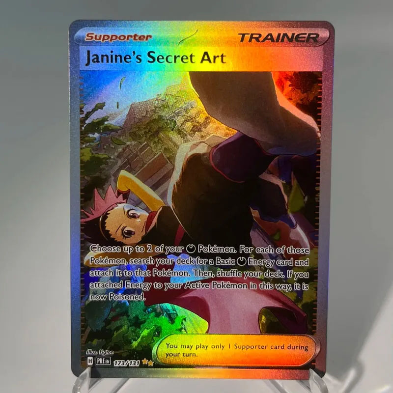 Kad PKM Prismatic Evolutions PTCG5-A GX Rainbow Umbreon Sylveon Leafeon ex Rare Collection Battle Toys Hadiah untuk Hobi — image 36