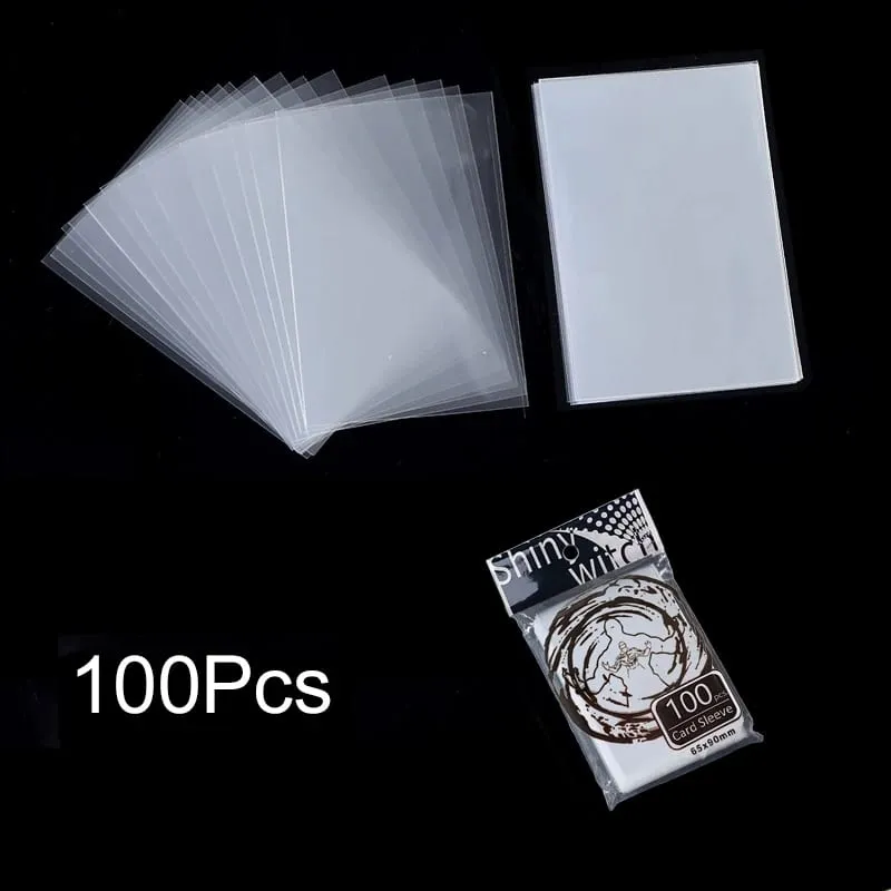 100-500Pcs Card Sleeves Transparent Cover Clear Protector Cards Holder For Board Playing Game ID Trading Folder Photo Pouch — image 12