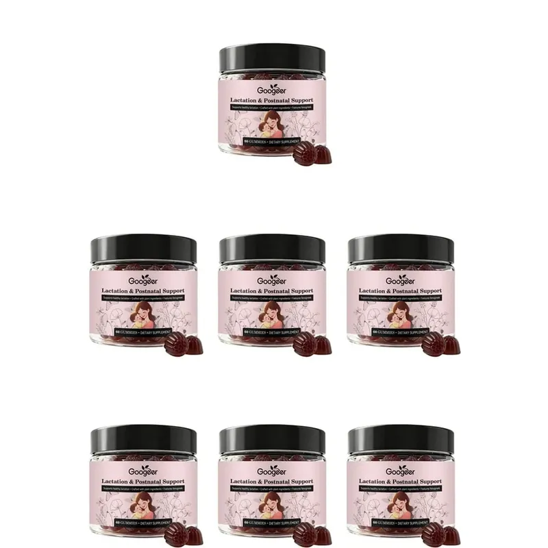 Googeer Lactation Support Gummies พร้อม DHA และ Choline Fenugreek และ Fennel Extract Moringa สำหรับโภชนาการหลังคลอด 60 Gummies — image 13