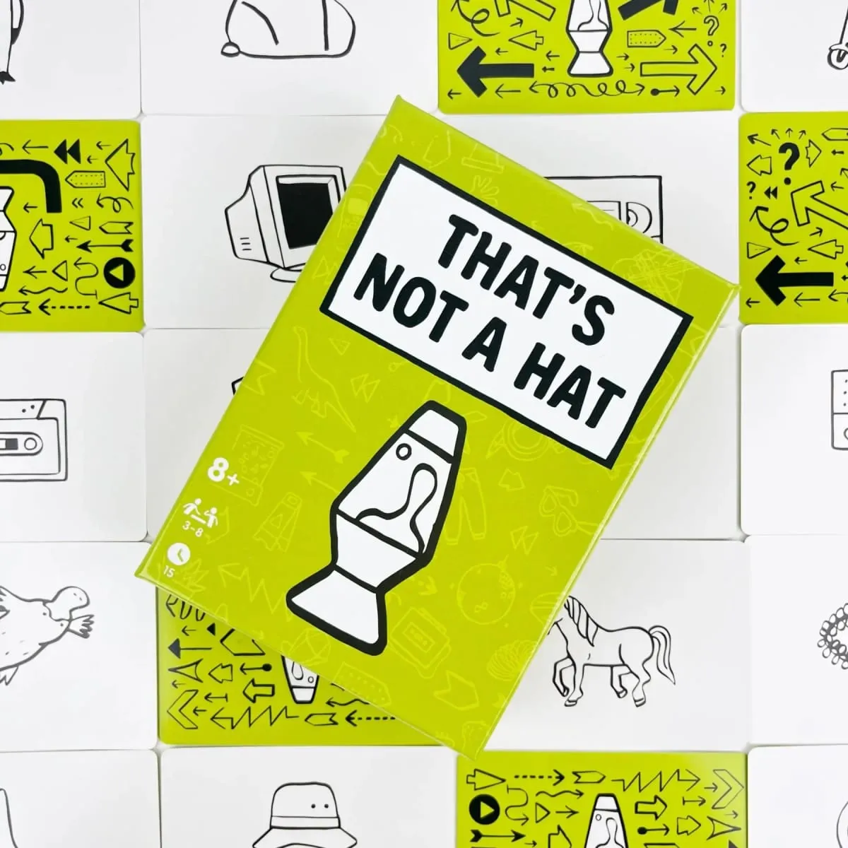 That's Not a Hat 1-3 Jeu de société, jeu de société, jeu de bluff et de cartes mémoire pour 3 à 8 joueurs, 110 cartes illustrées et livret de règles — image 3