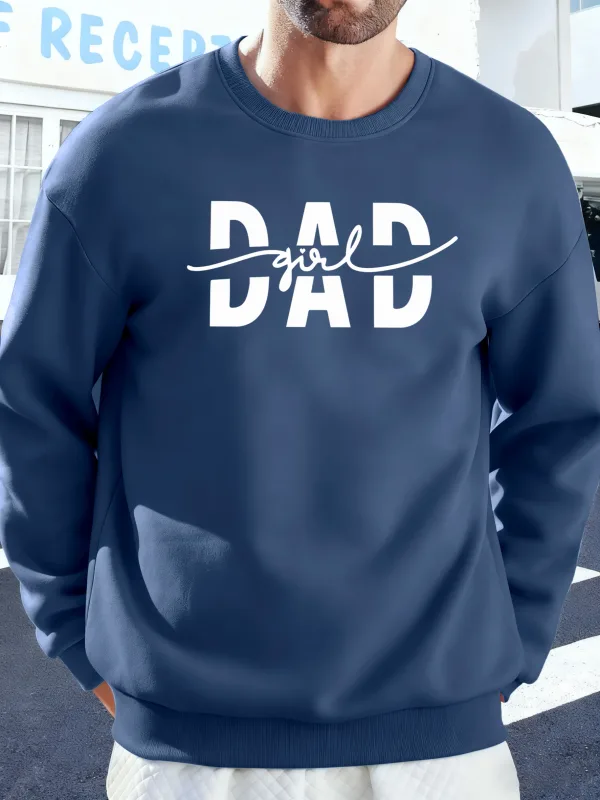 Far Pige Brev Kreativitet Udskrivning Pullover Mænd Efterår Varme Sweatshirts Oversized Fleece Hættetrøjer Blød Casual Streetwear Mand — image 10
