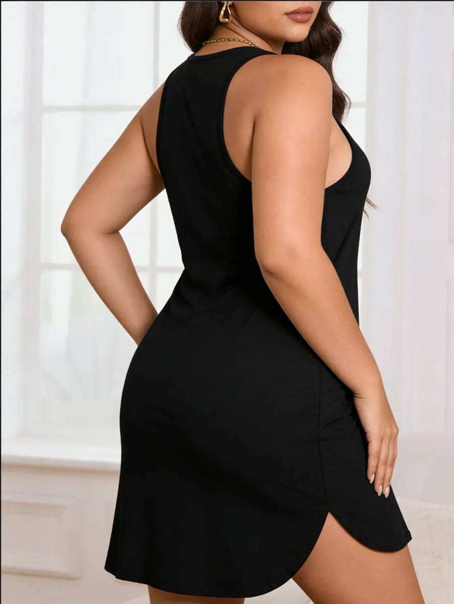 Großes Damen-Pulloverkleid mit Rundhalsausschnitt und „Chocolate“-Aufdruck, eng anliegendem und bequemem Design, geeignet für den Alltag — image 3